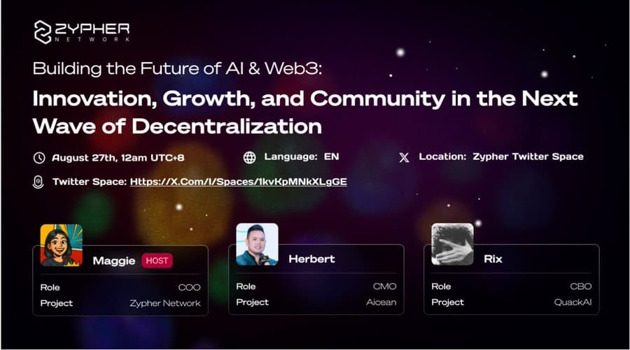 Zypher Network AMA