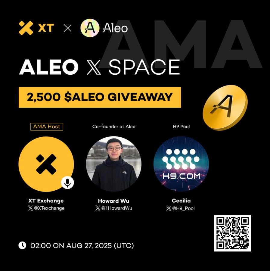 XT Exchange x ALEO X Space AMA