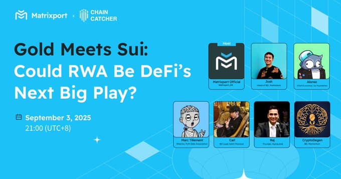 Matrix Port x Chain Catcher: Gold Meets Sui: Could RWA Be DeFi’s Next Big Play?