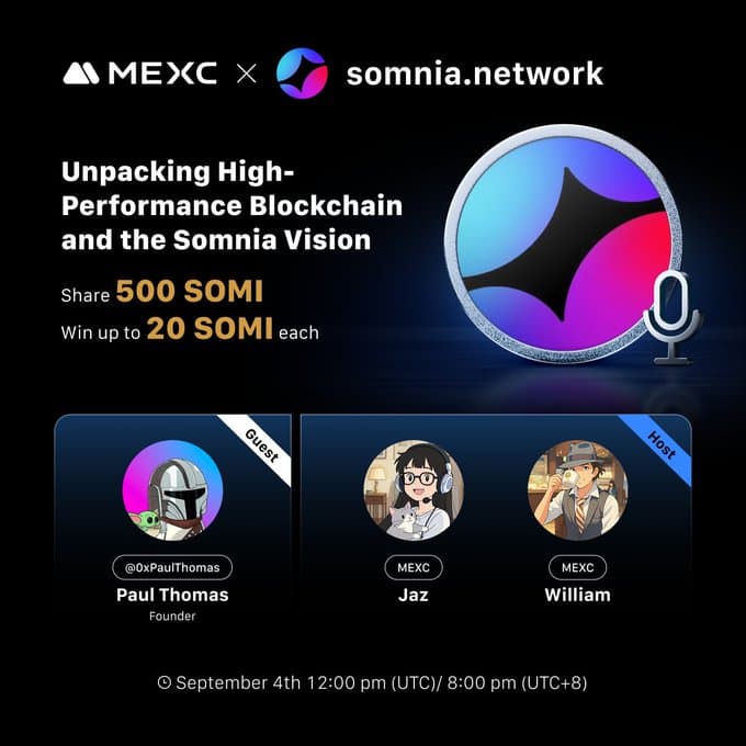 MEXC x Somnia Foundation