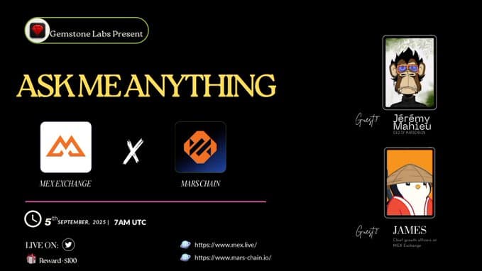 Gemstone Labs AMA with MEX Exchange & Marschain