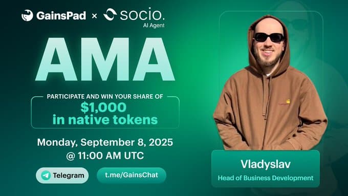 GainsPad x Socio AI Agent AMA