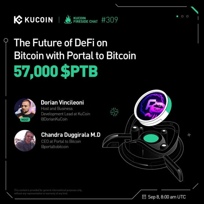 KuCoin FireSide Chat with Portal to Bitcoin