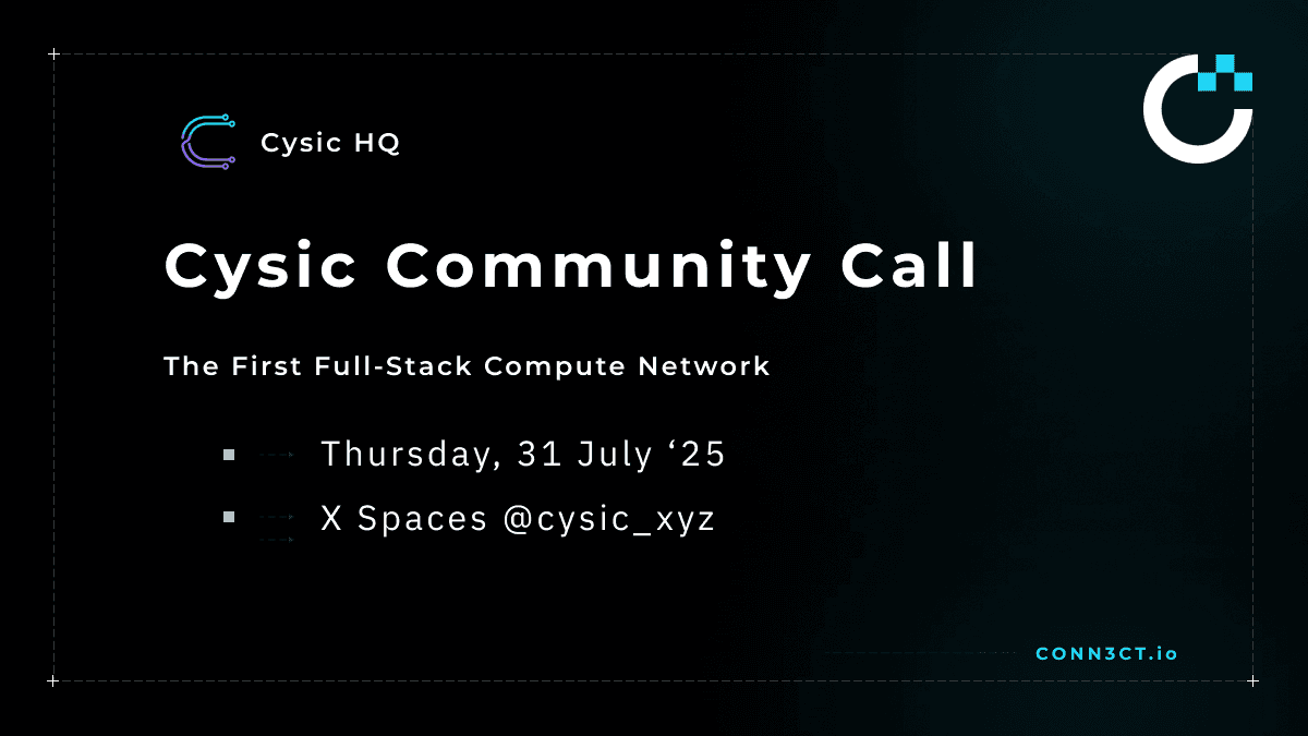 Cysic Community Call
