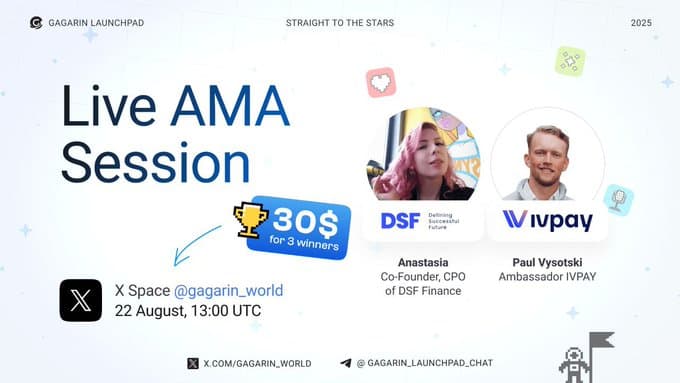 GAGARIN x IVPAY x DSF AMA