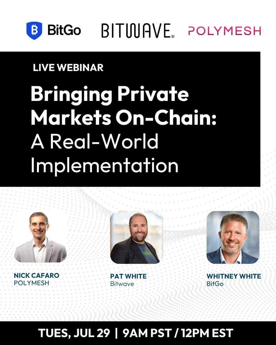 Polymesh Live Webinar