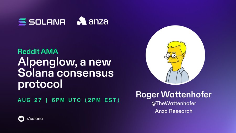 Solana x Alpenglow Reddit AMA