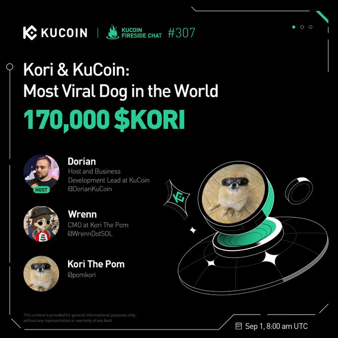 KuCoin Fireside Chat: Kori & KuCoin: Most Viral Dog in the World