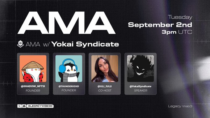 Legacy Web3 x Yokai Syndicate AMA