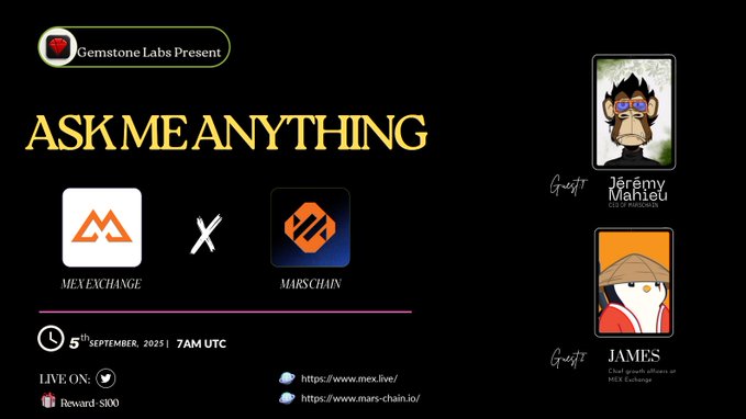 Gemstone Labs AMA with MEX Exchange & Marschain