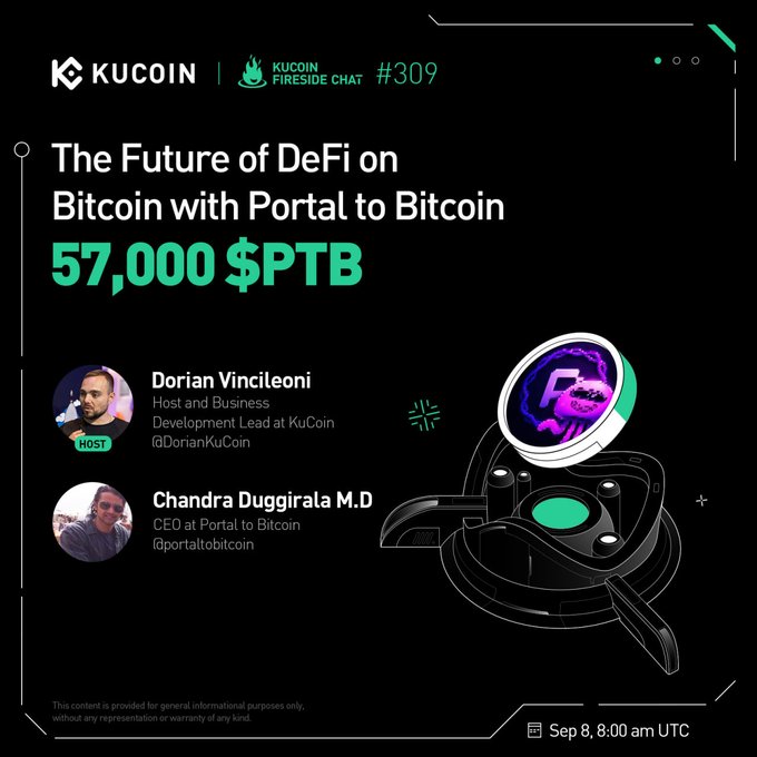 KuCoin FireSide Chat with Portal to Bitcoin