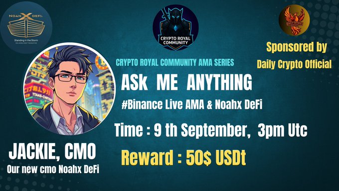Daily Crypto Official AMA with NoahX DeFi - 09/09