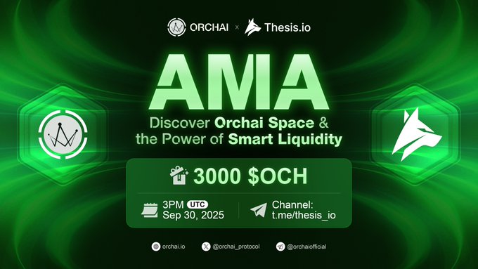 ORCHAI.IO X THESIS.IO AMA