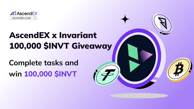 AscendEX x Invariant $INVT Giveaway