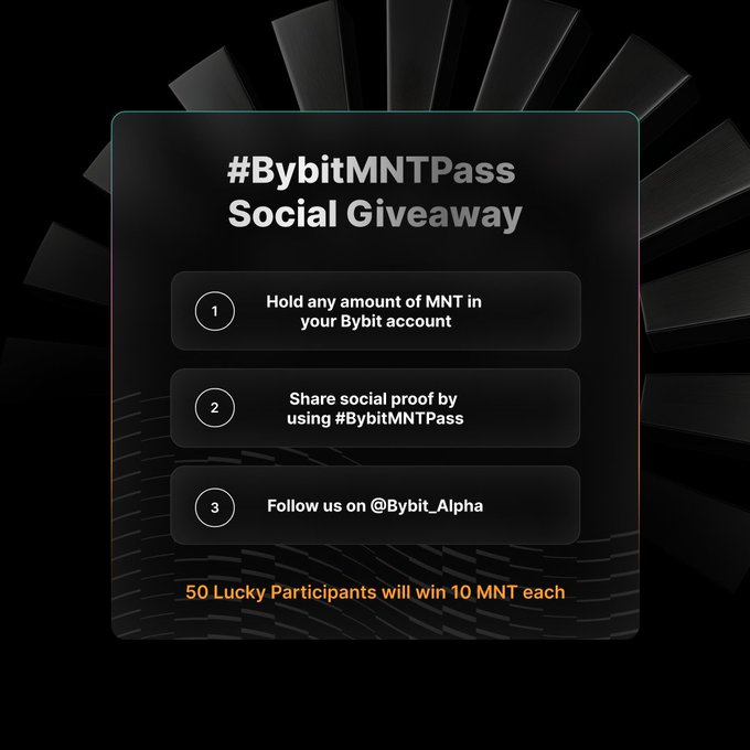 Bybit MNT Pass Social Giveaway
