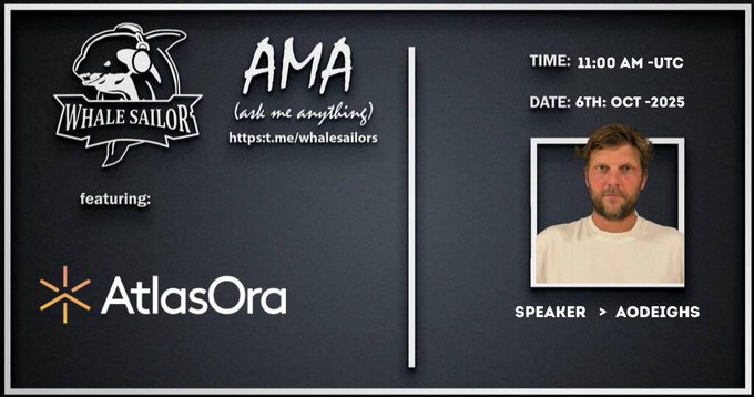 Whale Sailors AMA with AtlasOra