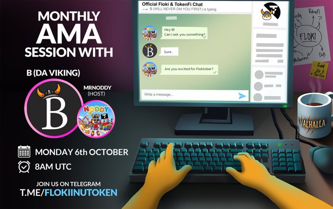 FLOKI Monthly AMA Session with B (Da Viking)