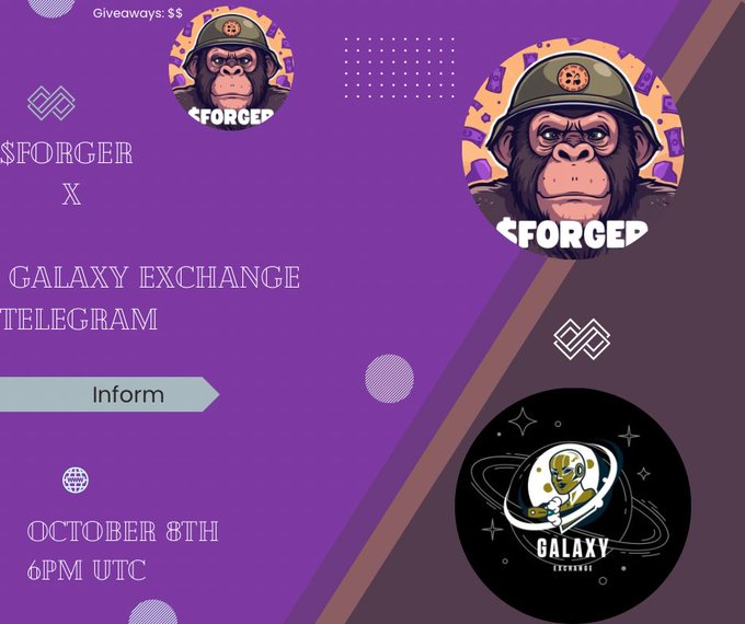 Galaxy Exchange AMA Session with $FORGER