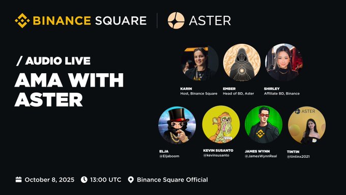 Binance Square AMA w/ ASTER