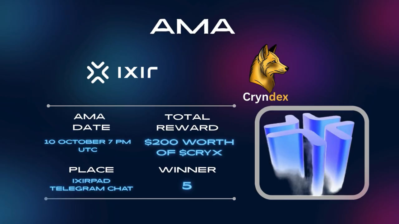 Ixir Pad x Cryndex AMA