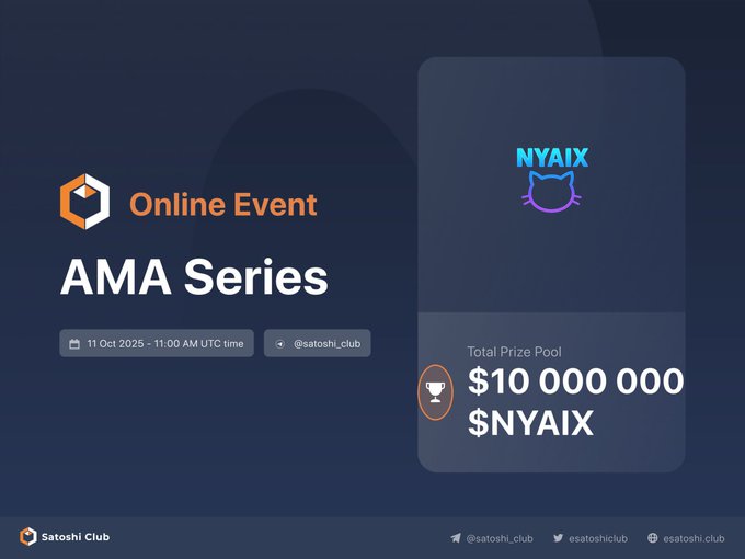 NYAIX x Satoshi Club AMA