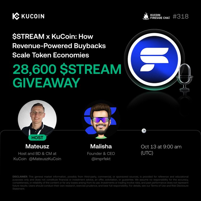 $STREAM x KuCoin: How Revenue-Powered Buybacks Scale Token Economies