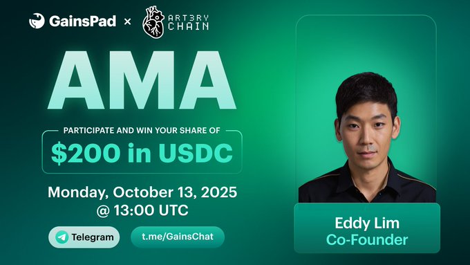Gains Associate AMA with Artery Chain