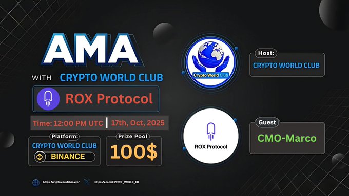 Crypto World Club x ROX Protocol AMA