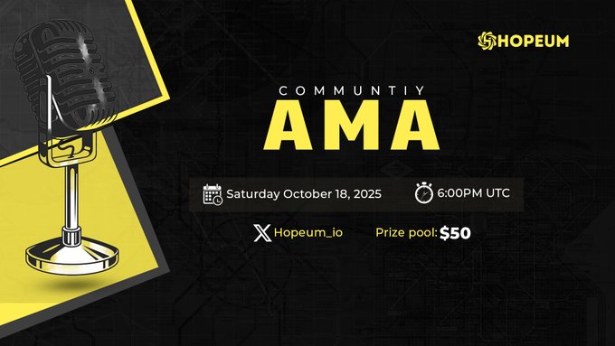 Hopeum Community AMA - 18/10