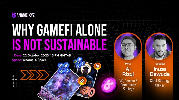 Anome AMA: Why GameFi Alone Is Not Sustainable