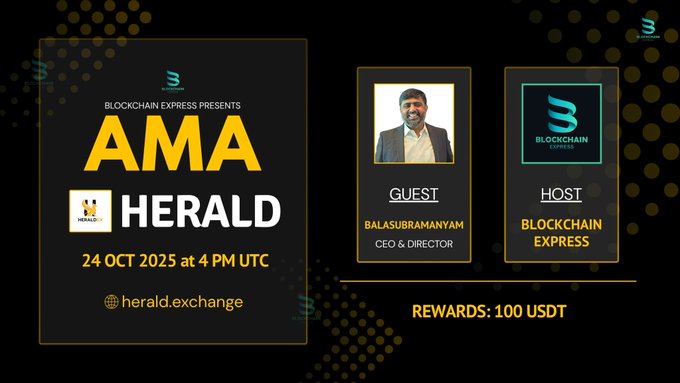 ₿lockchain Express x Herald AMA