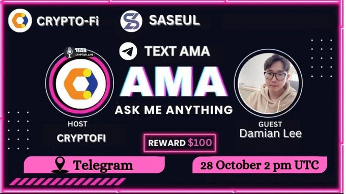 CryptoFi Text AMA with SASEUL