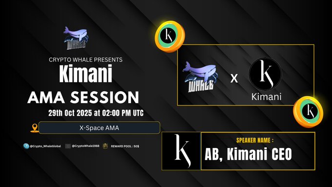 Crypto Whale x Kimani AMA