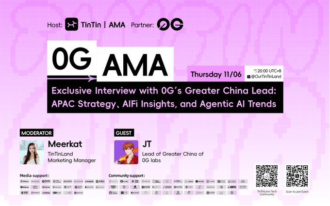 OG AMA: Exclusive Interview with OG's Greater China Lead: APAC Strategy, AlFi Insights, and Agentic AI Trends
