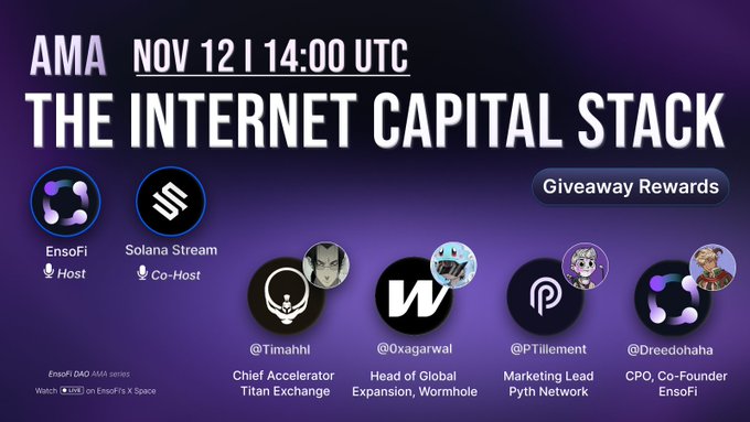 EnsoFi AMA: The Internet Capital Stack