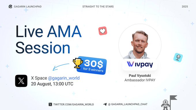 GAGARIN x IVPAY AMA