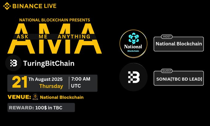 National Blockchain AMA with Turingbitchain
