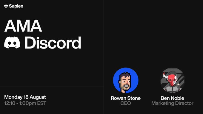 Sapien Discord AMA