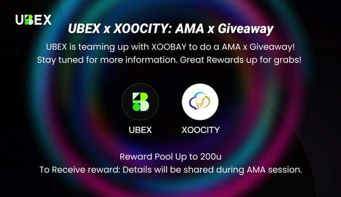 UBEX x XOOCITY: AMA x Giveaway